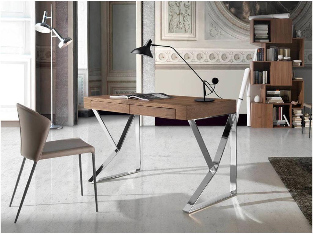 Chaise similicuir et acier noir Boislis - lot de 2-Couleur Boislis 18 Boislis foncé EVAU49414