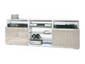 Meuble TV Blanc Mat Et Sable Laqué lxhxp 146x54x35 Cm CGAD66935