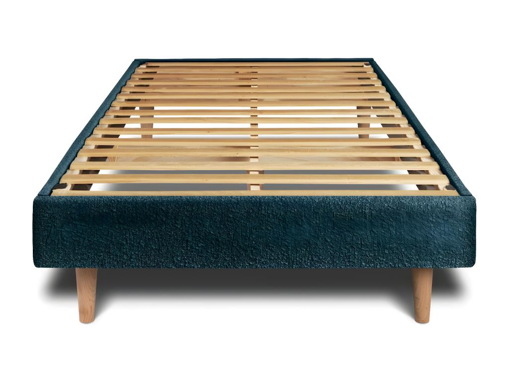 Sommier Boislis Bouclette Bleu 90x190 H29cm BCTI40559