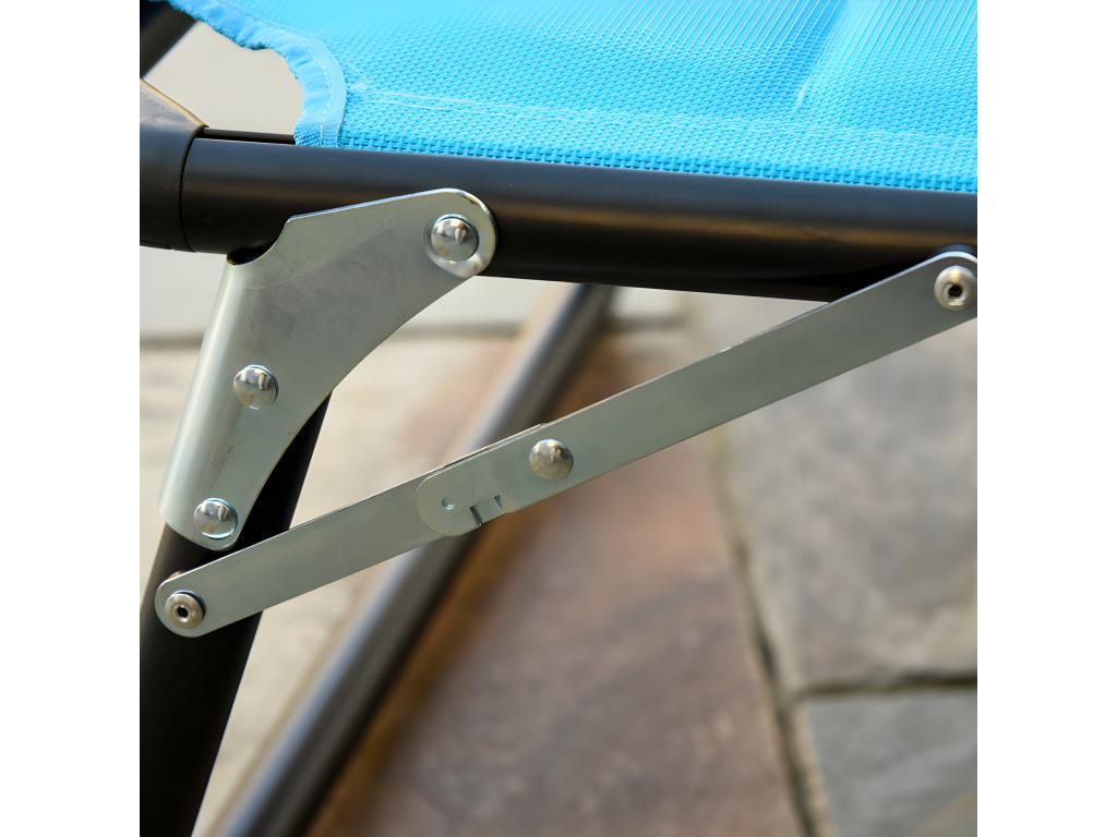 Transat pliable Boislis bleu AVWC21814