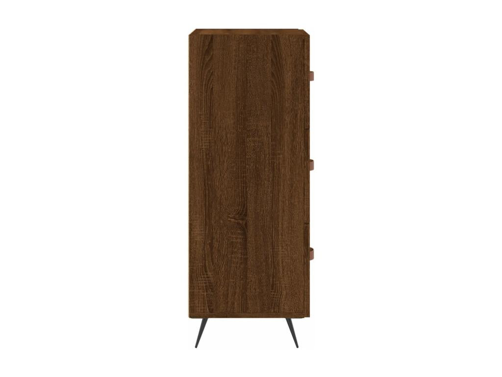 Buffet Chêne marron 34,5x34x90 cm Bois d'ingénierie FDAF98928