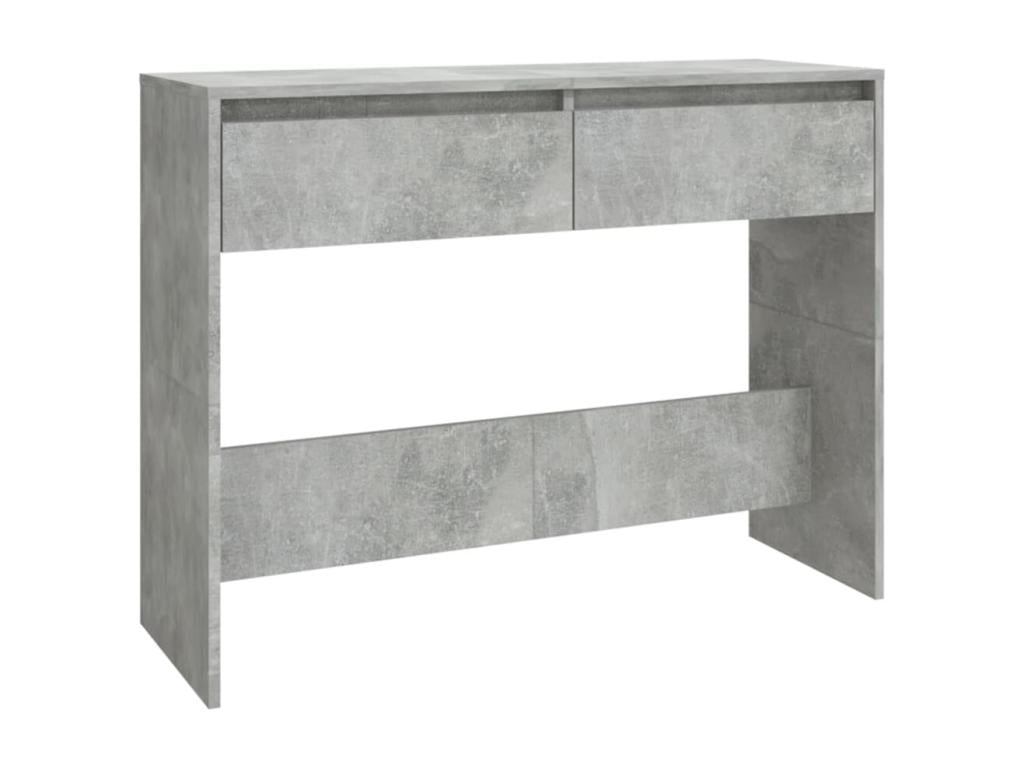 Table console Gris béton 100x35x76,5 cm Aggloméré IFWS81234