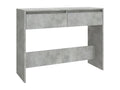 Table console Gris béton 100x35x76,5 cm Aggloméré IFWS81234