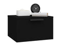 Tables de chevet murales 2 pcs noir 34x30x20 cm MMZR45484