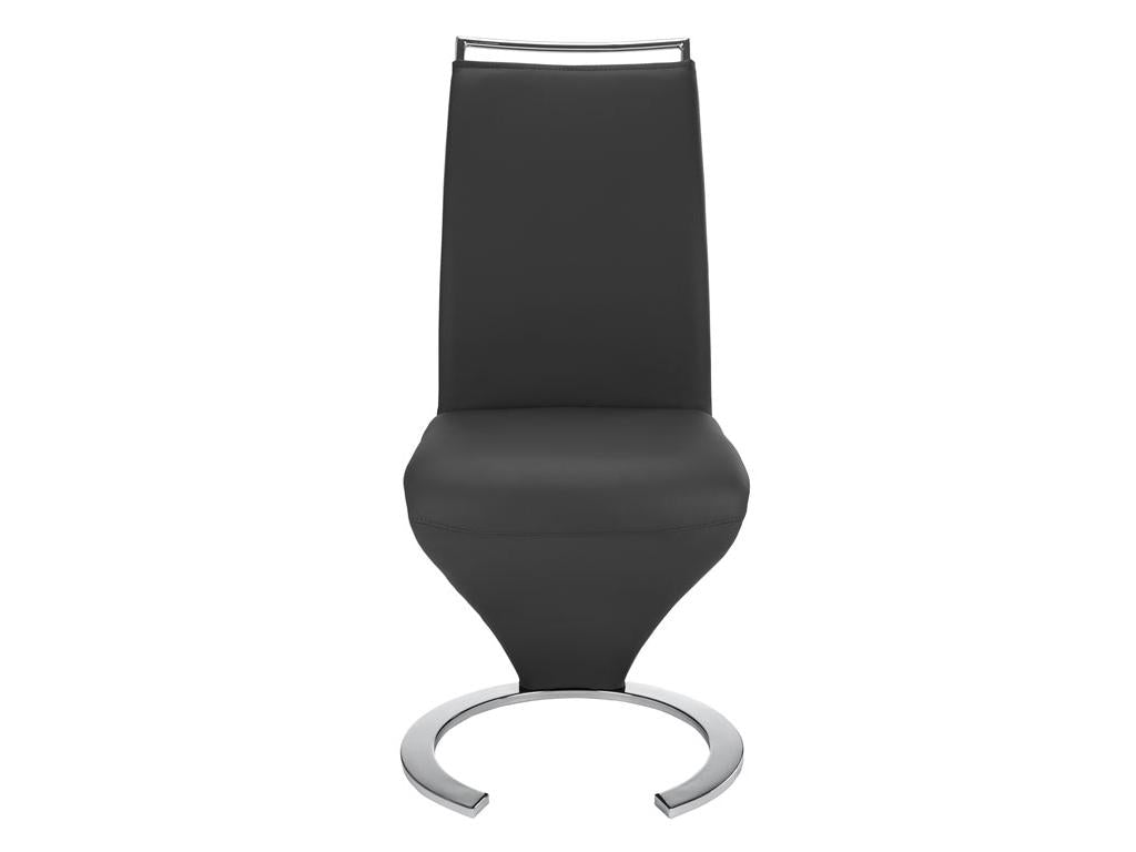 Lot de 2 chaises Boislis - Simili Noir XDPF98928