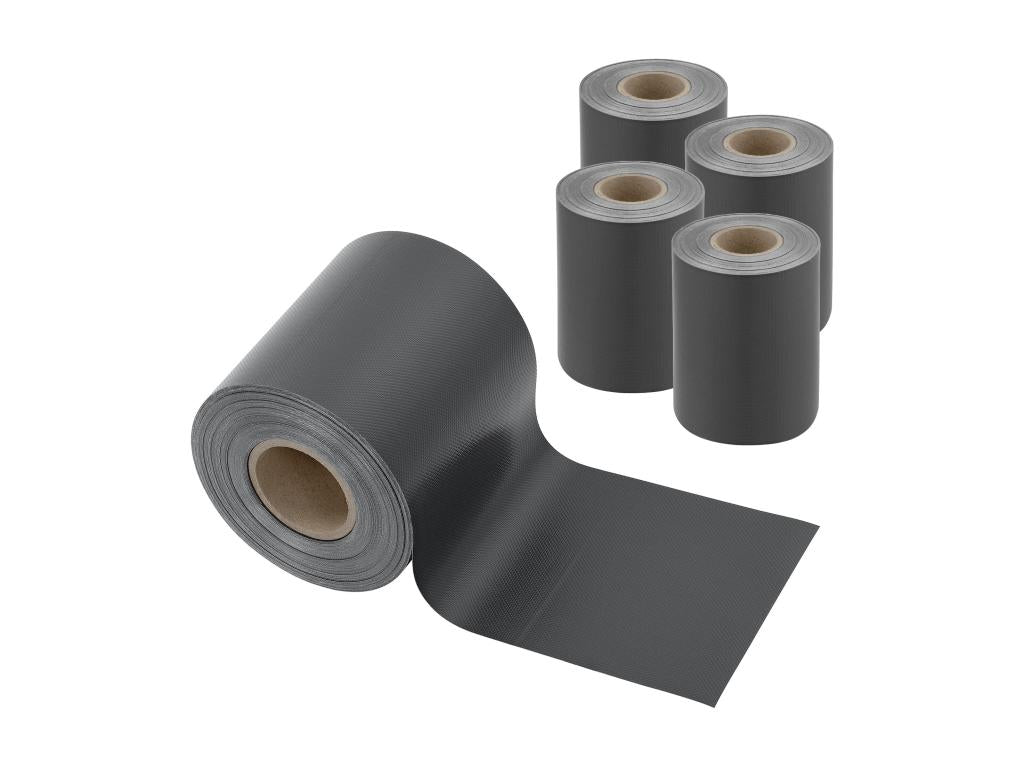 Lot de 4 bandes PVC grise 3500x19x19 cm 03 0006599 JAOK28041
