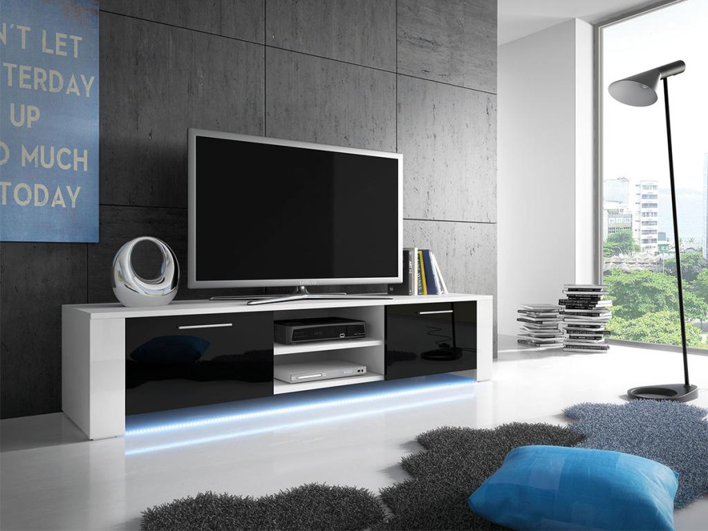 Meuble TV Boislis 104 Le nombre de portes 2 166x41x46cm FWCI36618