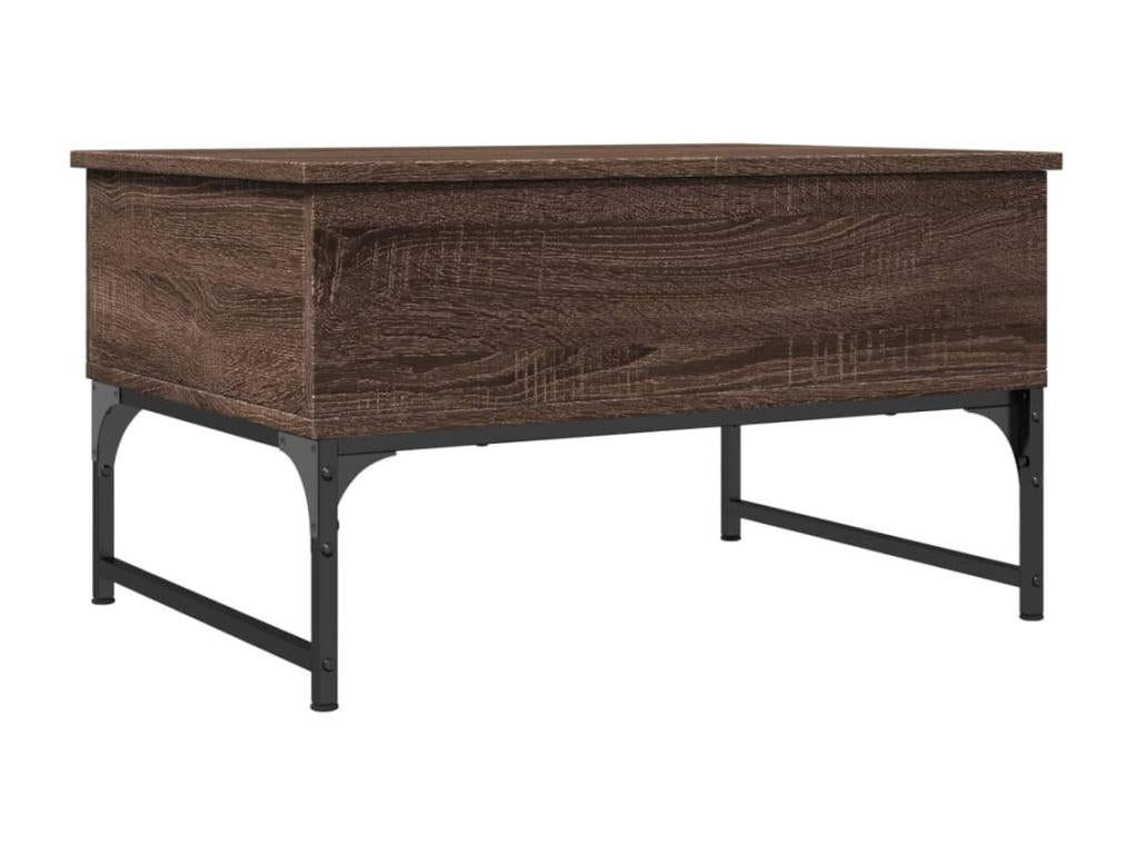 Table basse chêne marron 70x50x40 cm Mobenze d'ingénierie et métal AJCH05810