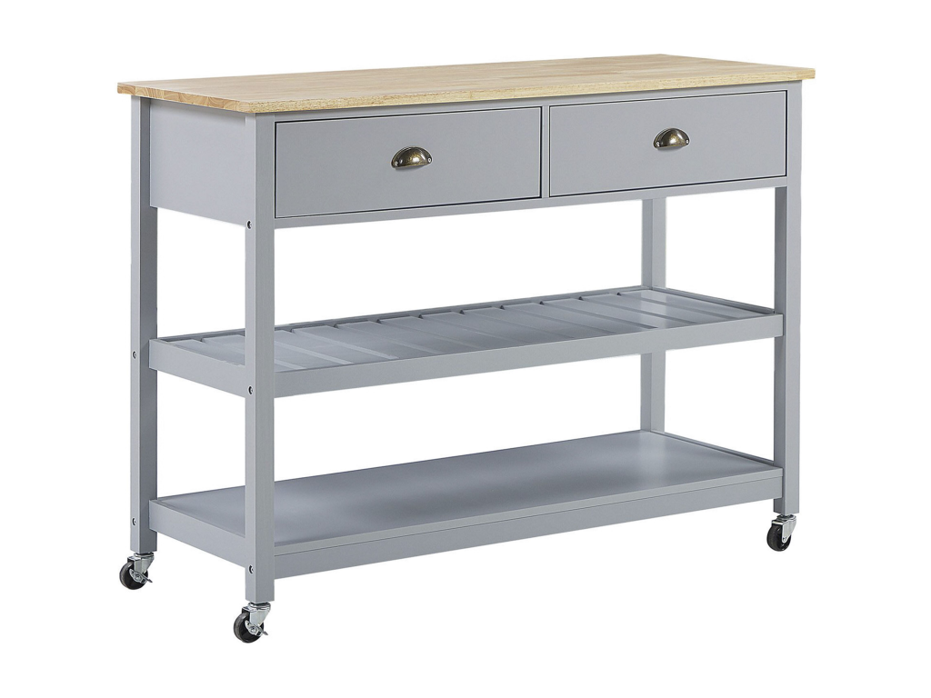 Chariot de cuisine Boislis Bois Gris YDLO84044
