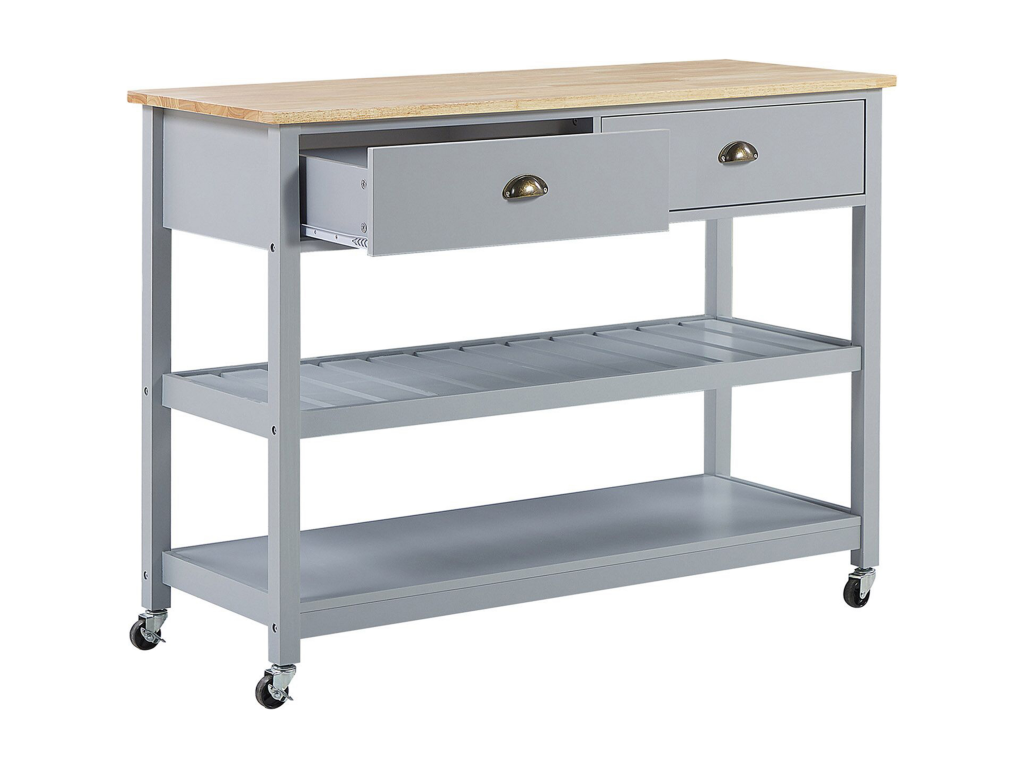 Chariot de cuisine Boislis Bois Gris YDLO84044
