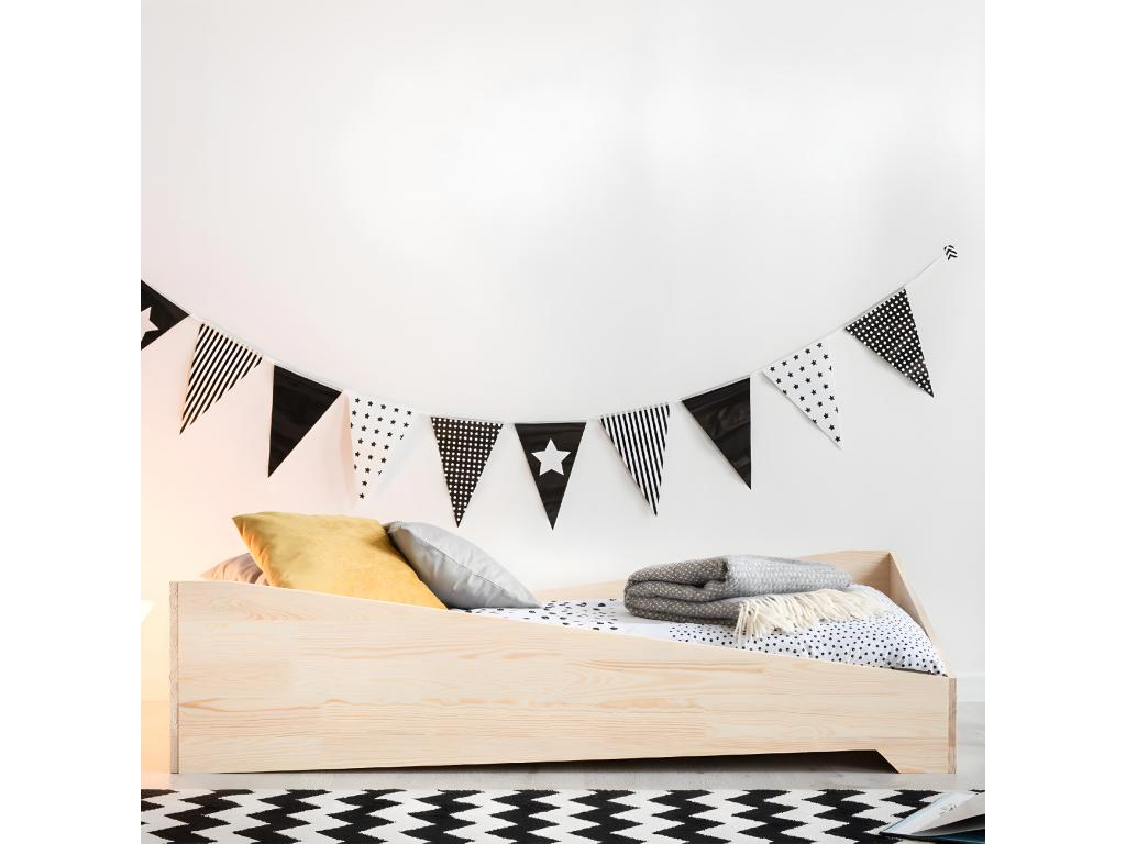 Lit 70x140 sommier inclus Boislis Bois MLXT97865