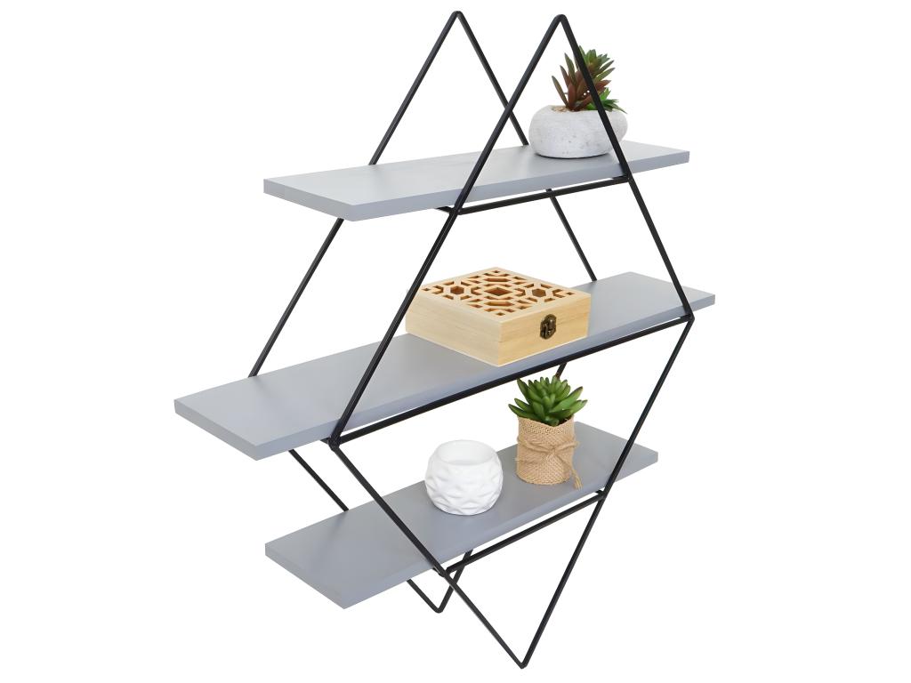 Etagère murale Boislis-A80 gris-bleu BRAK05825