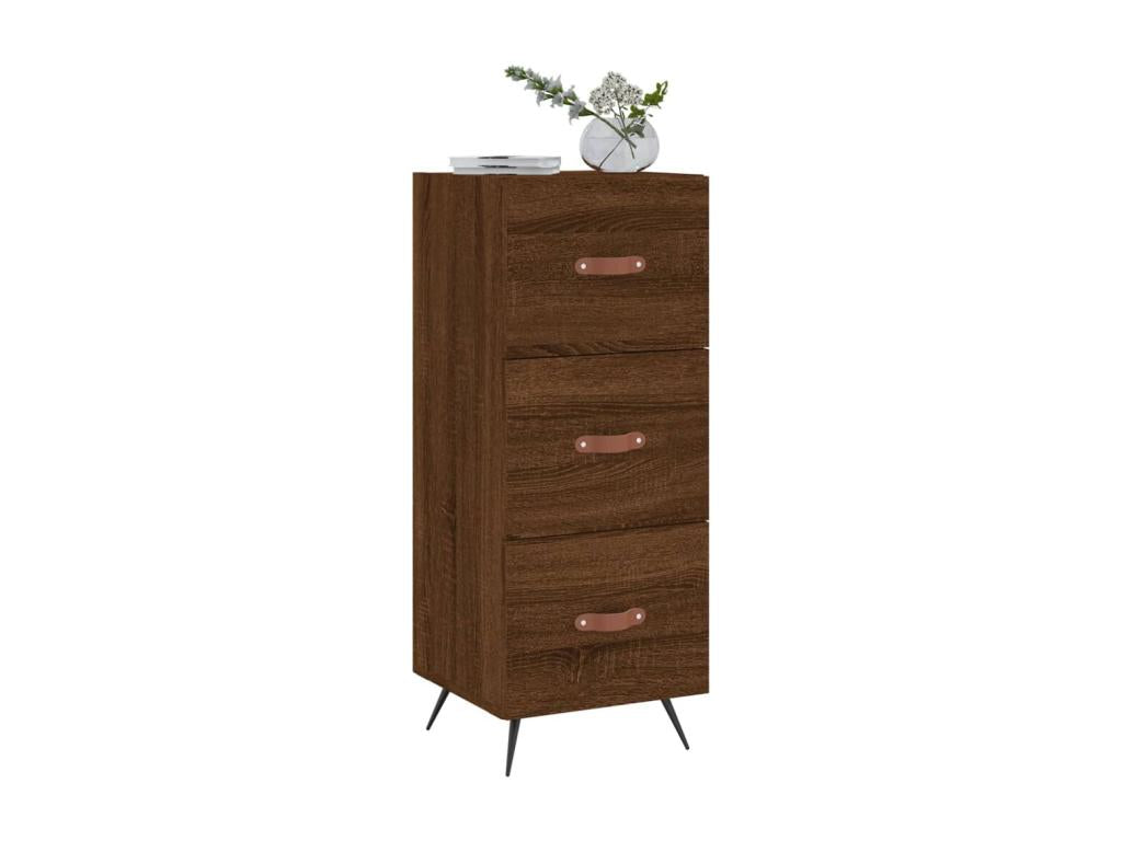 Buffet Chêne marron 34,5x34x90 cm Bois d'ingénierie FDAF98928