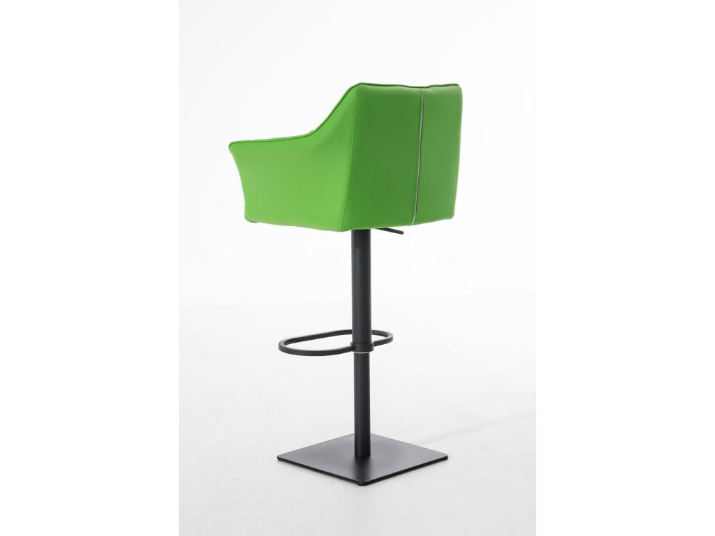 Tabouret de bar chaise métal argentée 64x45x88 cm 10 0004676 DBTL26010