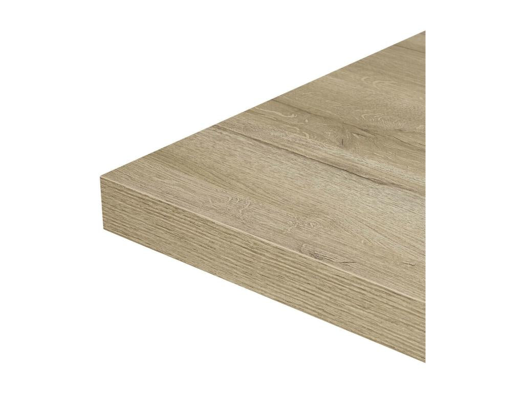 Boislis - Table 200cm Aspect Bois Boislis Piètement A Métal Noir UQHV82766