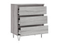 Buffet Boislis gris 60x35x70 cm Bois d'ingénierie XGHW93442