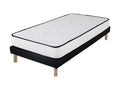 Ensemble Matelas mousse Confort - 90x190cm - mousse - 18 cm et Sommier noir AGKB38170