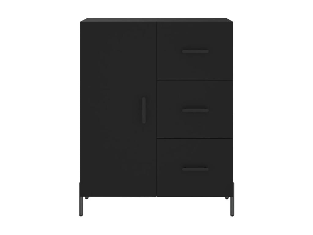 Buffet noir 69,5x34x90 cm bois d'ingénierie XLRZ96375