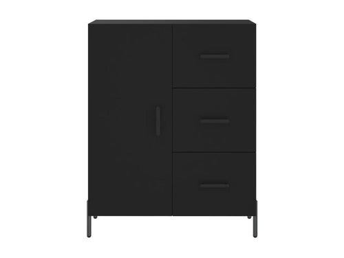Buffet noir 69,5x34x90 cm bois d'ingénierie XLRZ96375