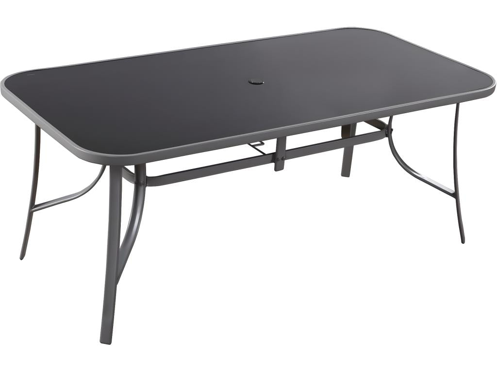 Salon de jardin textile Boislis Porto 8 personnes gris clair NXFU78295