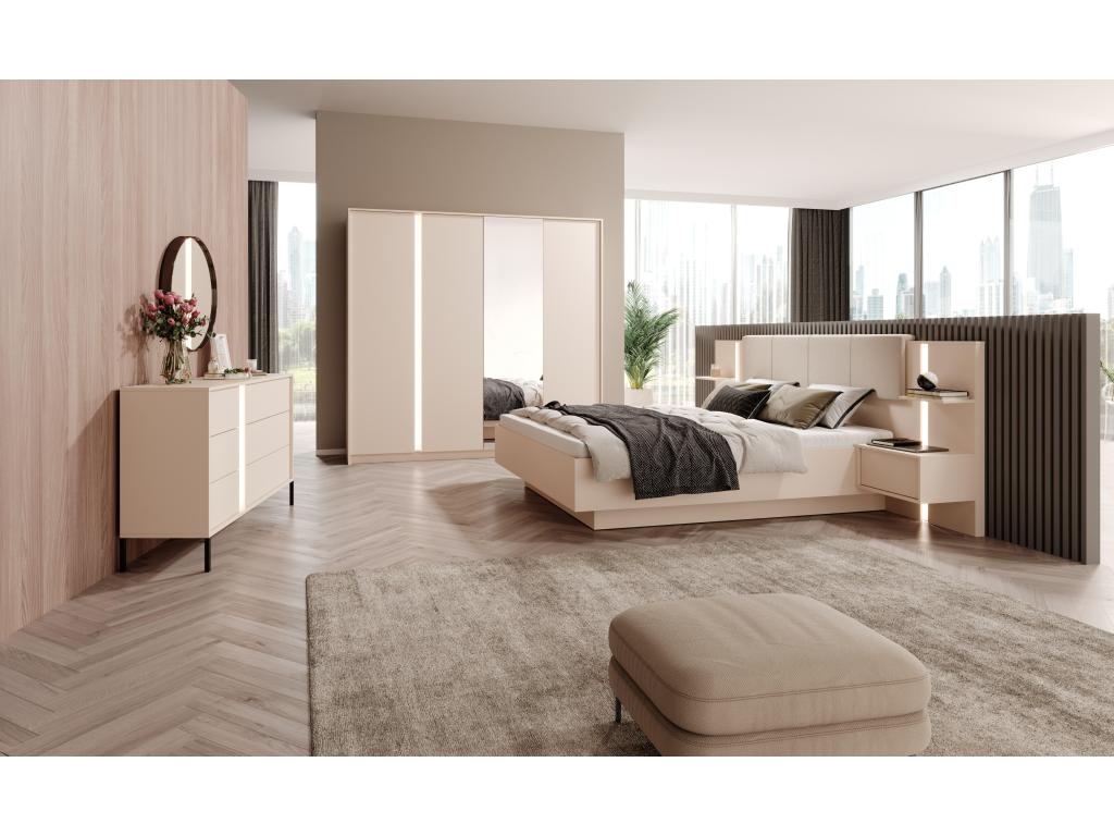 Commode Boislis COD138 6D 138x40x82 Rose RLMM31669