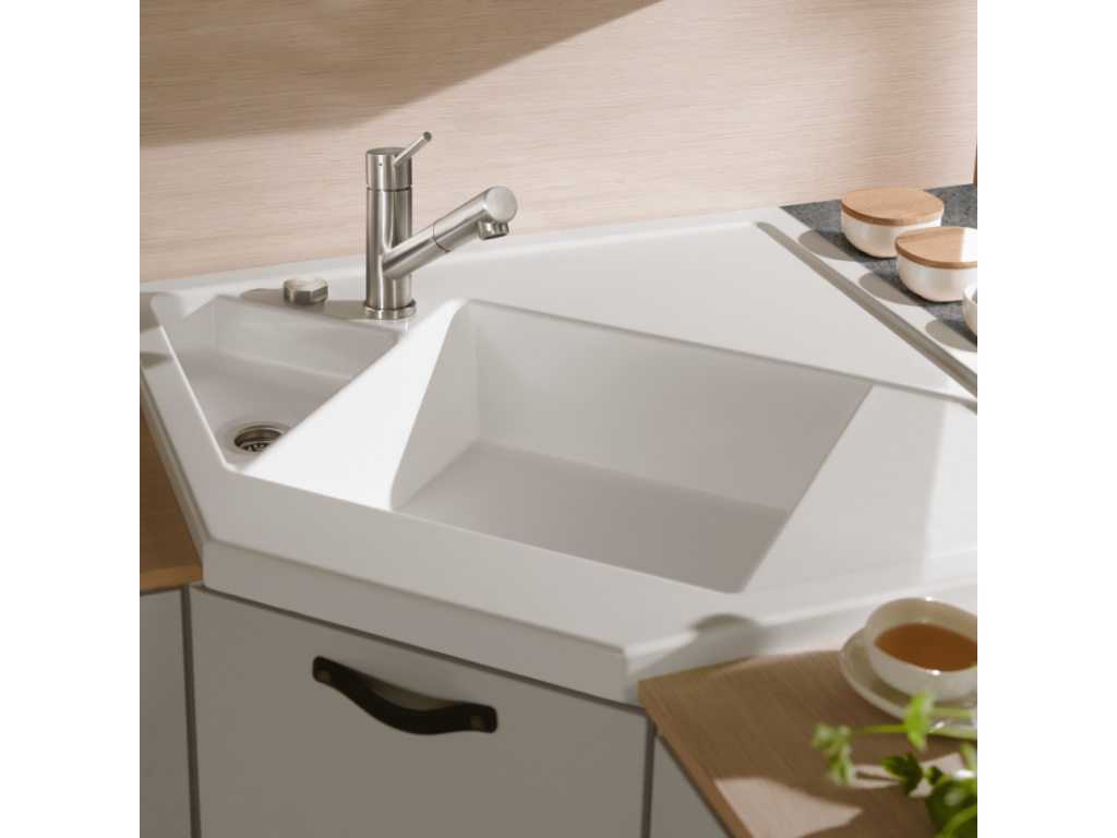 Bouton pour mécanisme 2 cuves Boislis / BOCH en laiton finition inox brossé VJCO55539