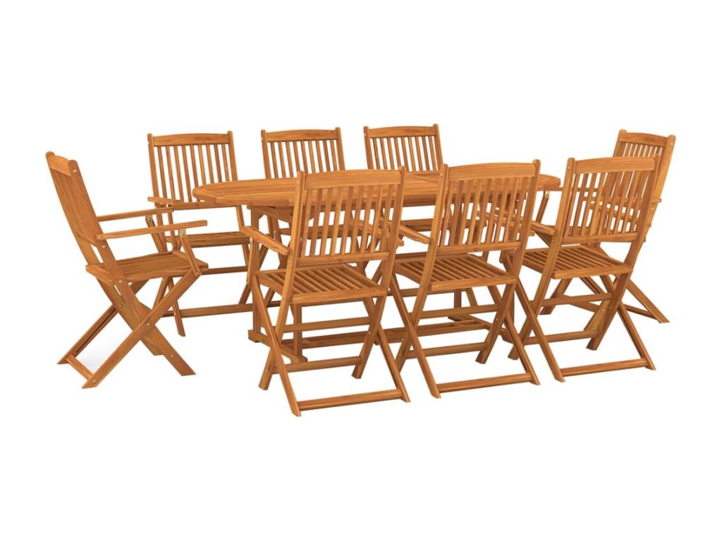 Mobilier à dîner de bois marron 180x90x75 cm 02 0014825 SXNW61687
