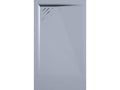 Receveur de douche Gris finition Lisse Boislis grille de couleur - 80x70 cm VRMW13602