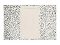 Receveur de douche 80x195 cm Beige Boislis PLUS en résine et poudre de marbre avec grille latérale en résine de marbre SPTG75611