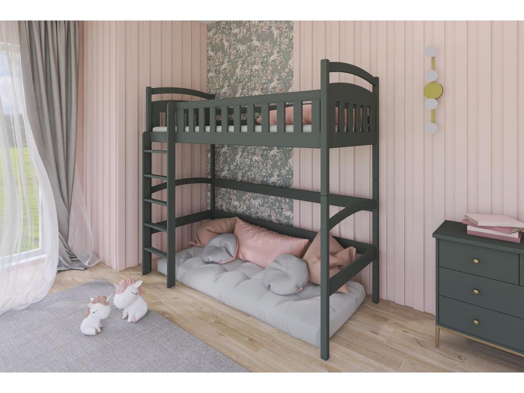 Lit mezzanine Boislis LB004 90x190 cm Graphite RNJW80961