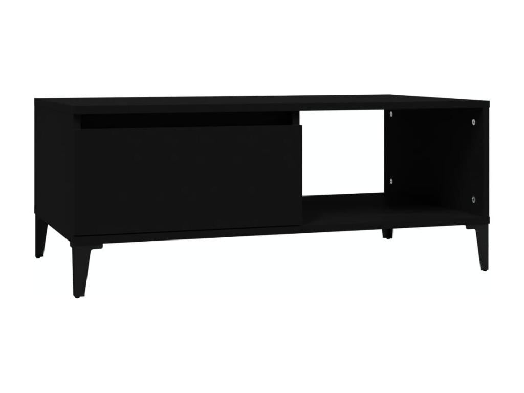 Table basse Noir 90x50x36,5 cm Mobenze d'ingénierie VLHL23575