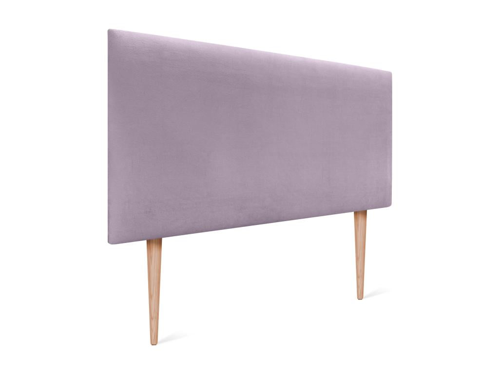 Boislis Tête de Lit Velours Lisse 110x105 avec Pieds de Lit 105 - Saumon DSOT07001