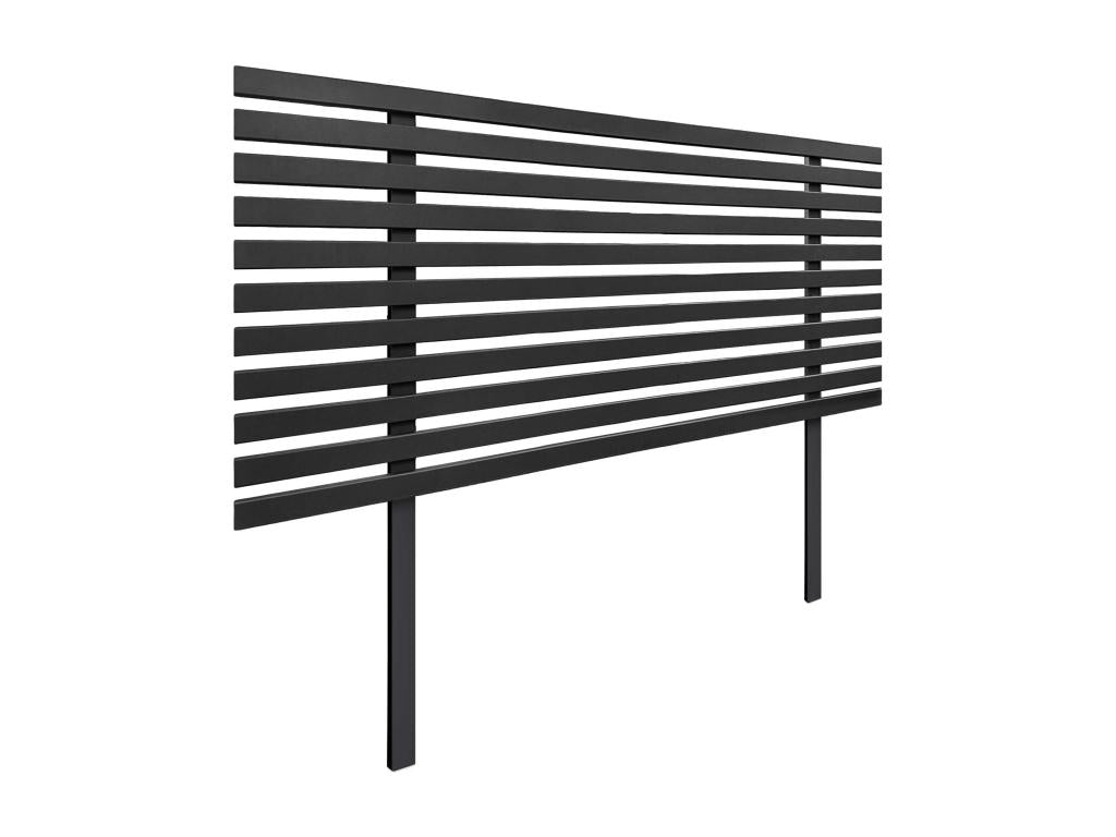 Boislis Tête de Lit Bois Recyclé Dm Style Japonais avec Pieds 95x115cm Lits 95 - Noir Massif JEGM96069