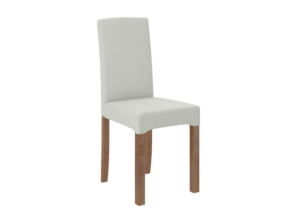 Chaise bois marron et tissu au choix Zakria-Tissu 27128 XMPB15575