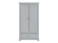 Armoire 2 portes 1 tiroir Boislis Gris YBRS22723