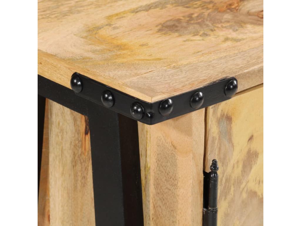 Buffet 88x30x69 cm bois massif de manguier YLLS07342