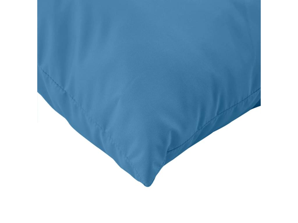 Coussins de palette lot de 3 bleu méBoislisé tissu HJOC91898