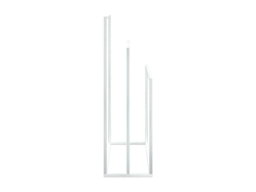 Porte-serviettes sur pied 48 blanche 48x24x79 cm 02 0005490 XLDC07042