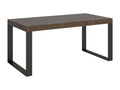 Table extensible 90x180/284 cm Mobenze Noyer cadre Anthracite LSST22259