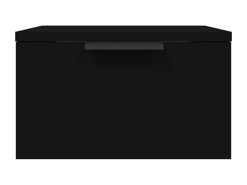 Tables de chevet murales 2 pcs noir 34x30x20 cm MMZR45484