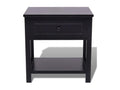 Table de chevet Mobenze Noir MKQB96767