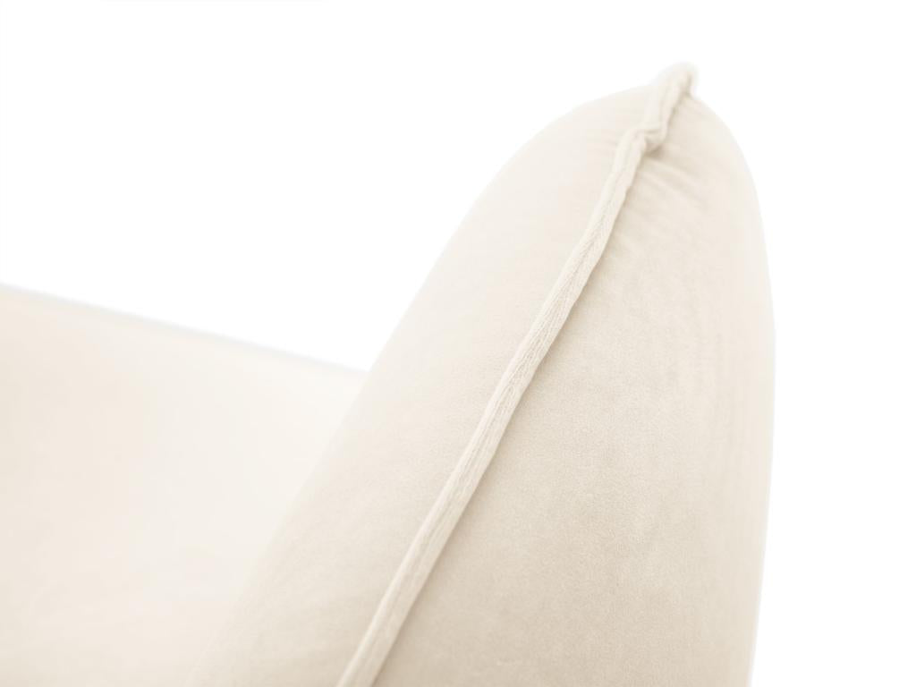 Boislis - Canapé Boislis 2 places en velours beige clair - 160x92x95cm PFFK03480