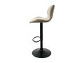 Chaise de bar moderne en velours Boislis réglable en hauteur lot de 2 Boislis YGJM03785