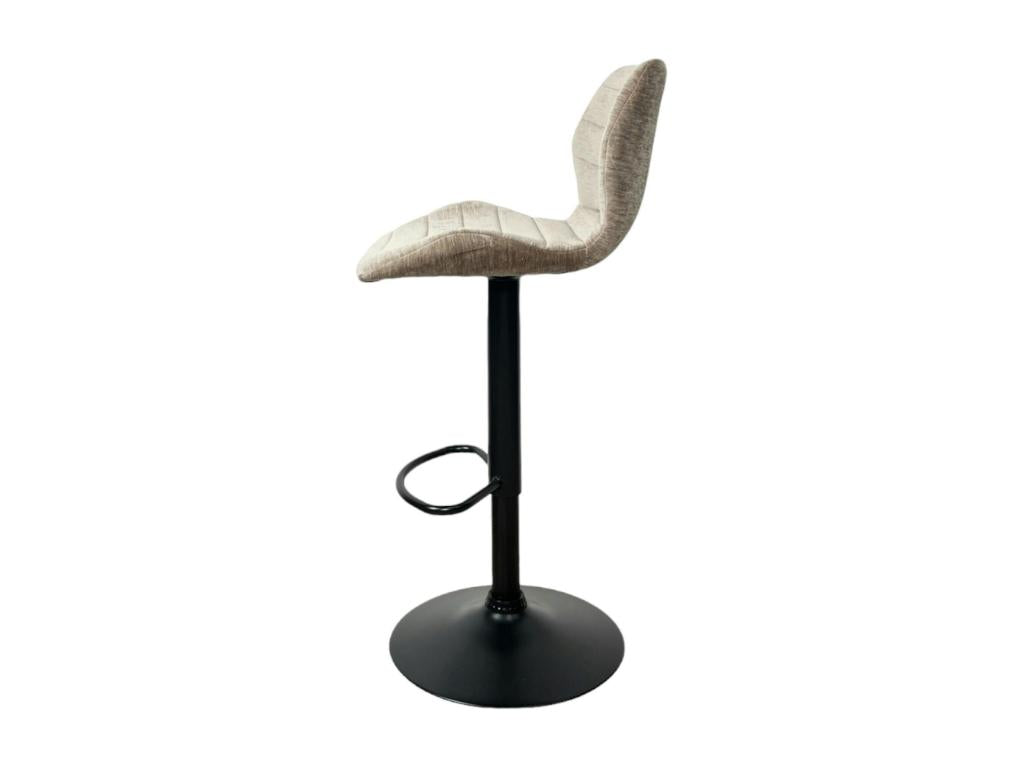 Chaise de bar moderne en velours Boislis réglable en hauteur lot de 2 Boislis YGJM03785