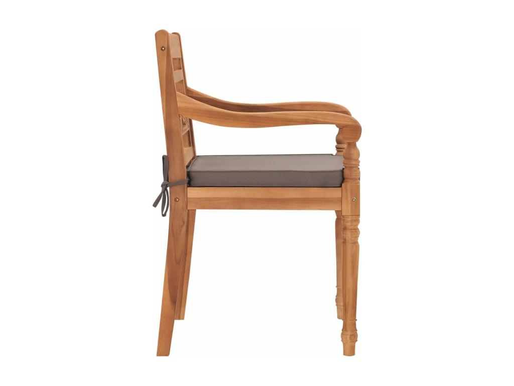 Ensemble à manger de jardin avec coussins gris foncé 7 pcs ZBQO10995