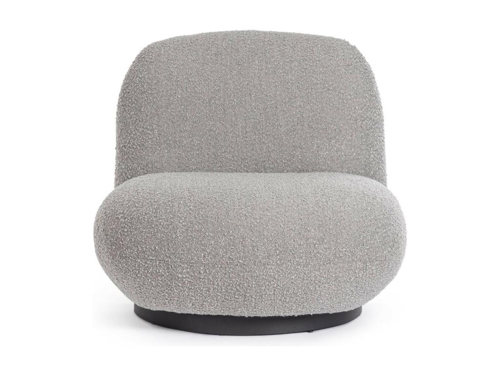 Fauteuil pivotant en tissu bouclette - JEAN FHGG48824