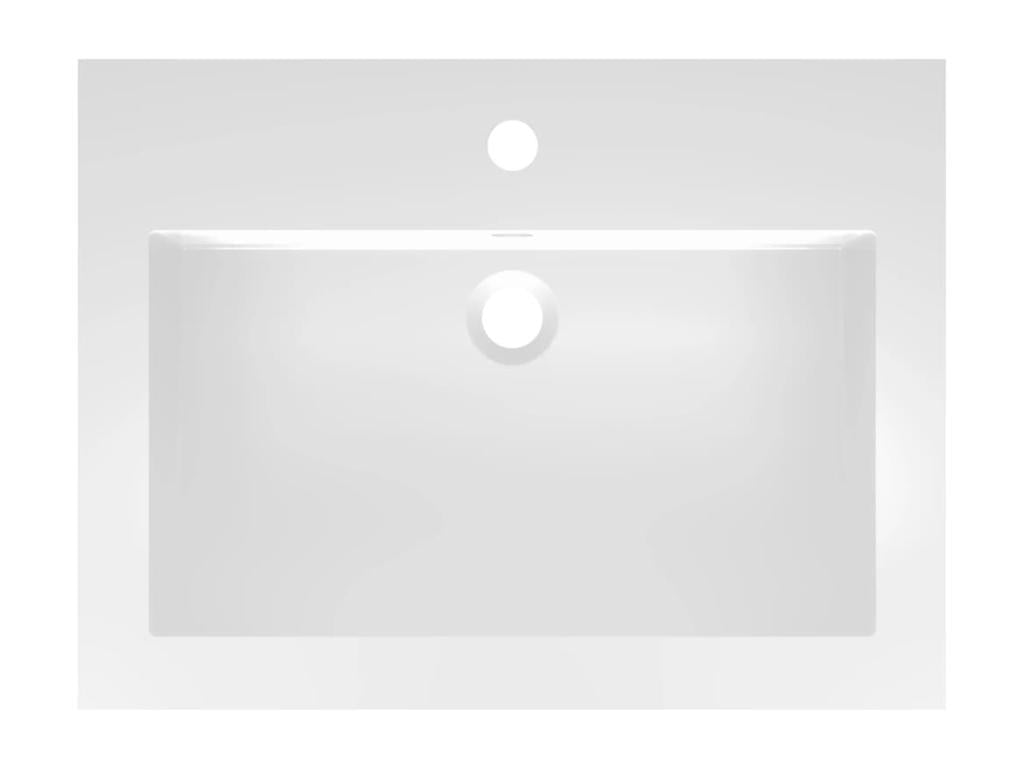 Lavabo en granit 600 blanc 60x45x12 cm 02 0002564 CFHY58245