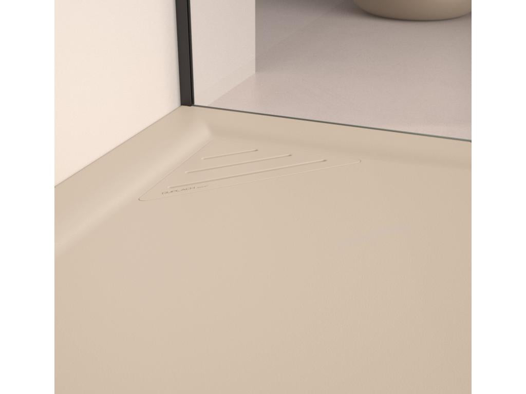 Receveur de douche Crème finition Lisse Boislis grille de couleur - 210x90 cm TRWZ95555