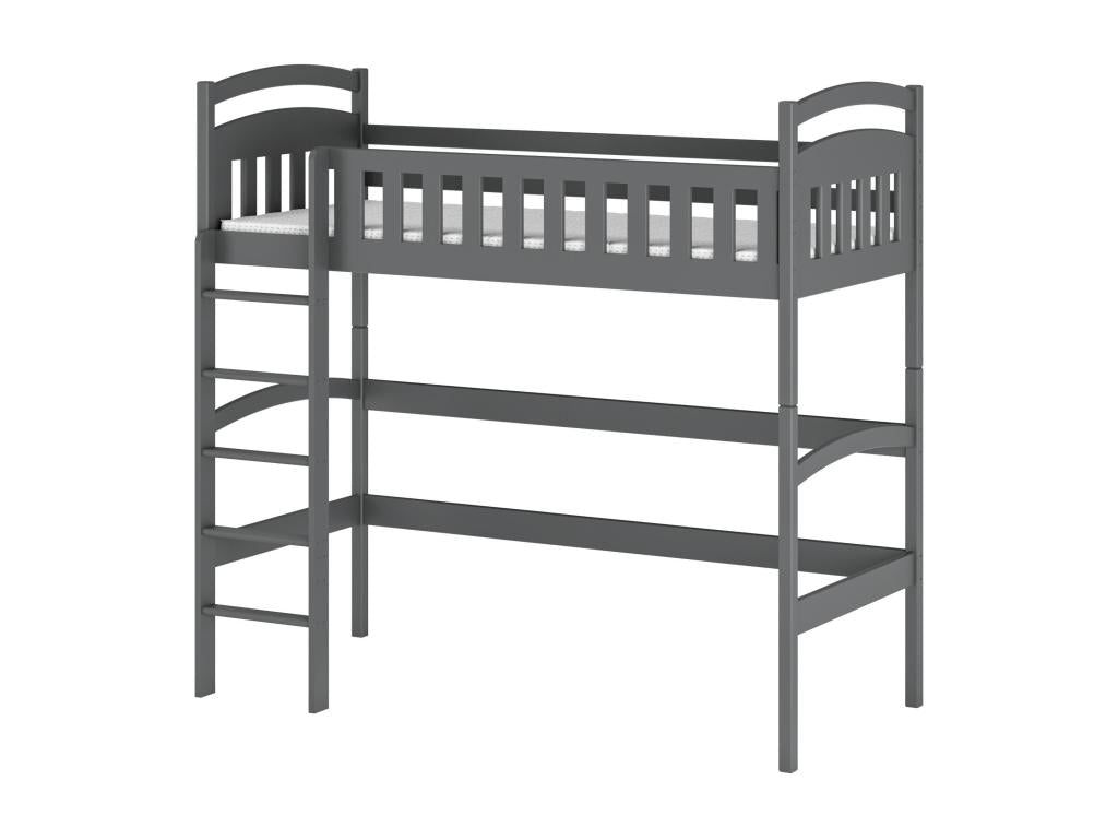 Lit mezzanine Boislis LB004 90x190 cm Graphite RNJW80961