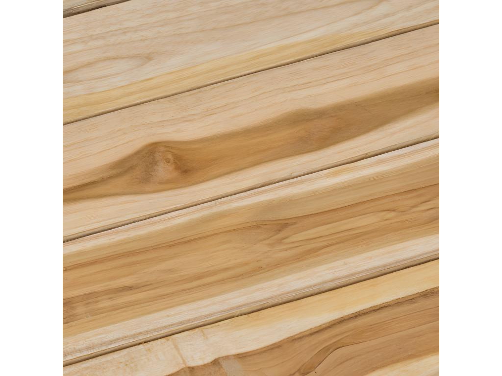 Mini tabouret / Porte plante D.30 en Mobenze de teck naturel - Mobenze KUVS24065